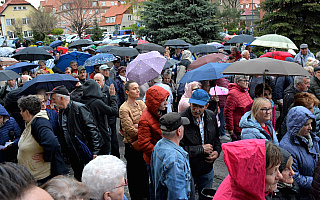 Protest spółdzielców w Ełku. Chodzi o podwyżki